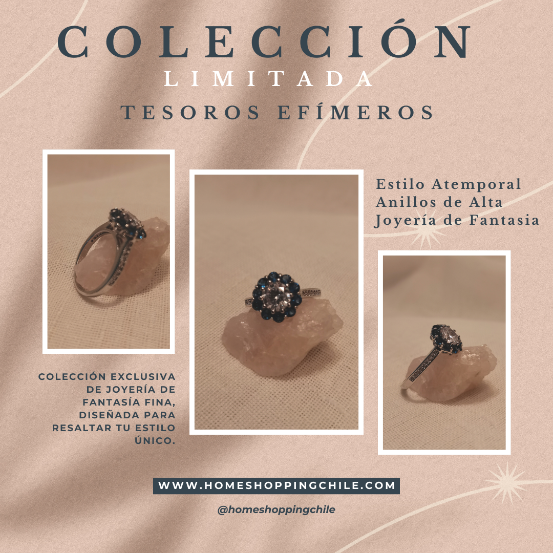 Anillos Atemporal de Fantasía Fina: La Belleza de la Fuerza y Sofisticación en Cada Detalle