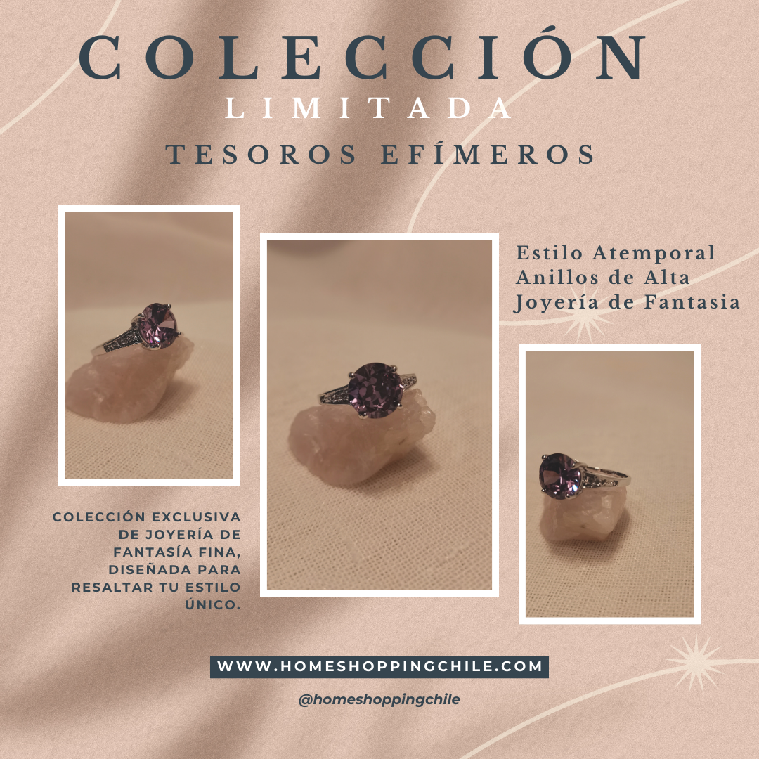 Anillos Atemporal de Fantasía Fina: La Belleza de la Fuerza y Sofisticación en Cada Detalle