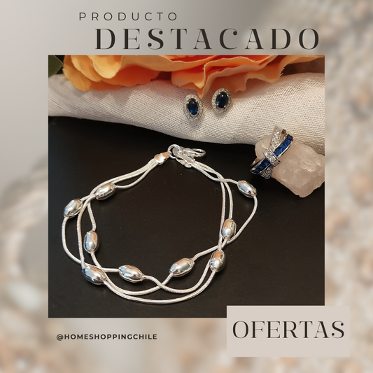 🌟 Conjuntos Brillantes: Pulseras, Aros y Anillos de Fantasía Fina 🌟