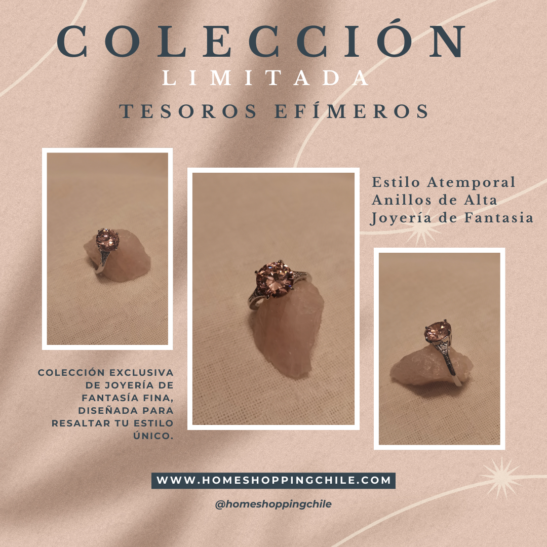 Anillos Atemporal de Fantasía Fina: La Belleza de la Fuerza y Sofisticación en Cada Detalle