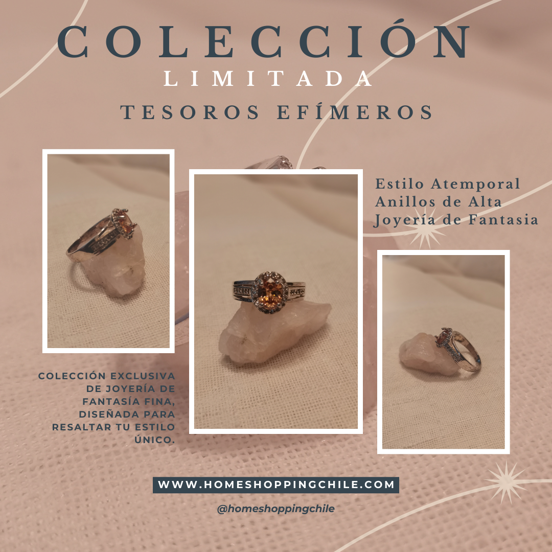 Anillos Atemporal de Fantasía Fina: La Belleza de la Fuerza y Sofisticación en Cada Detalle