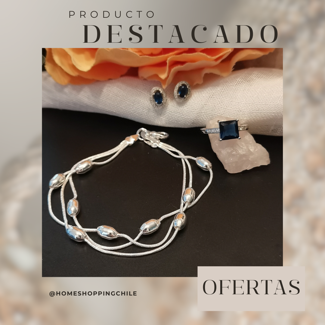 🌟 Conjuntos Brillantes: Pulseras, Aros y Anillos de Fantasía Fina 🌟