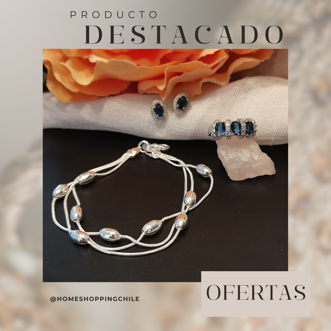 🌟 Conjuntos Brillantes: Pulseras, Aros y Anillos de Fantasía Fina 🌟