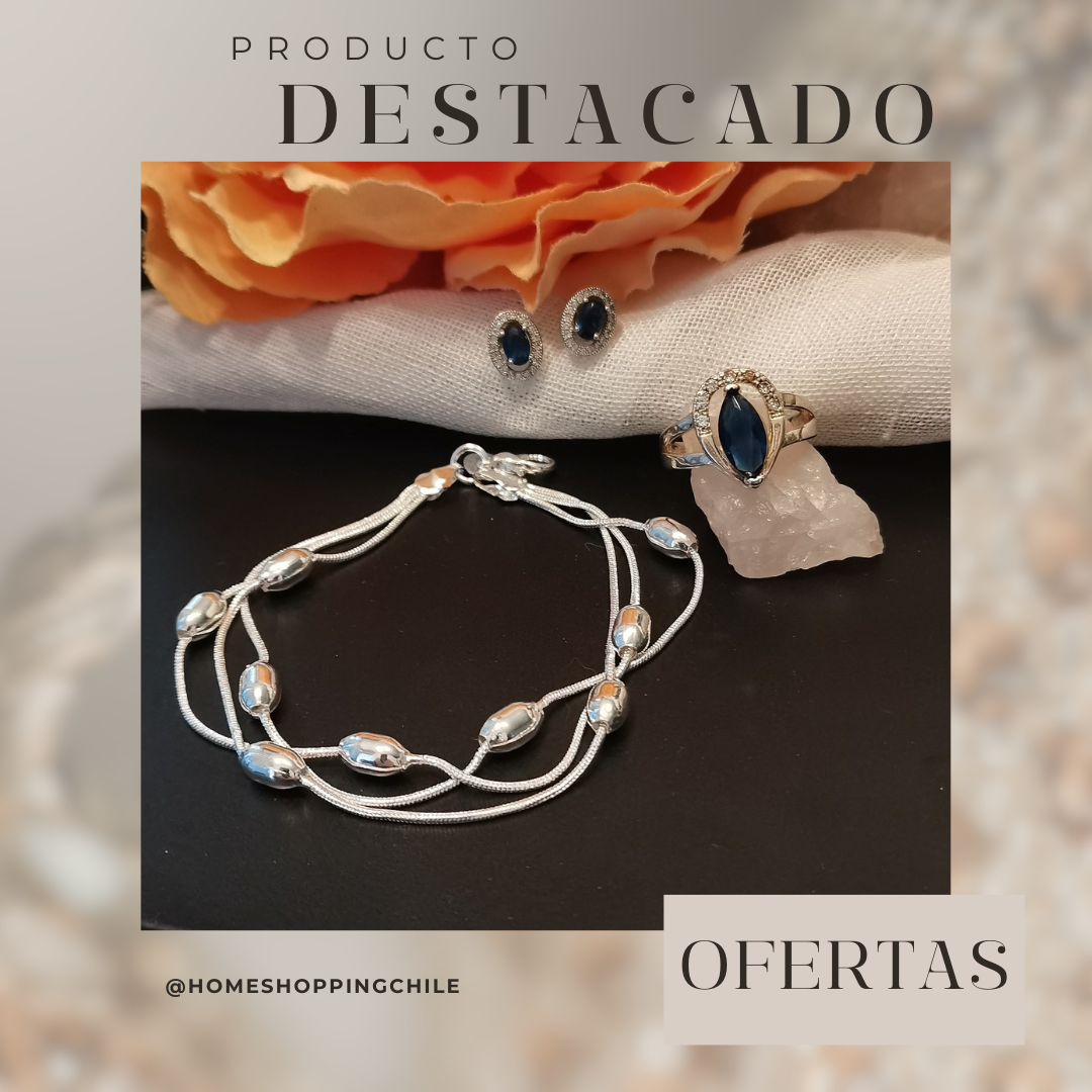 🌟 Conjuntos Brillantes: Pulseras, Aros y Anillos de Fantasía Fina 🌟