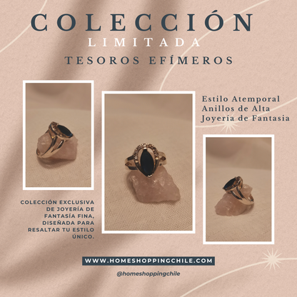 Anillos Atemporal de Fantasía Fina: La Belleza de la Fuerza y Sofisticación en Cada Detalle