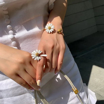 Joyas Estilo Lindas Margaritas Para Mujeres y Niñas