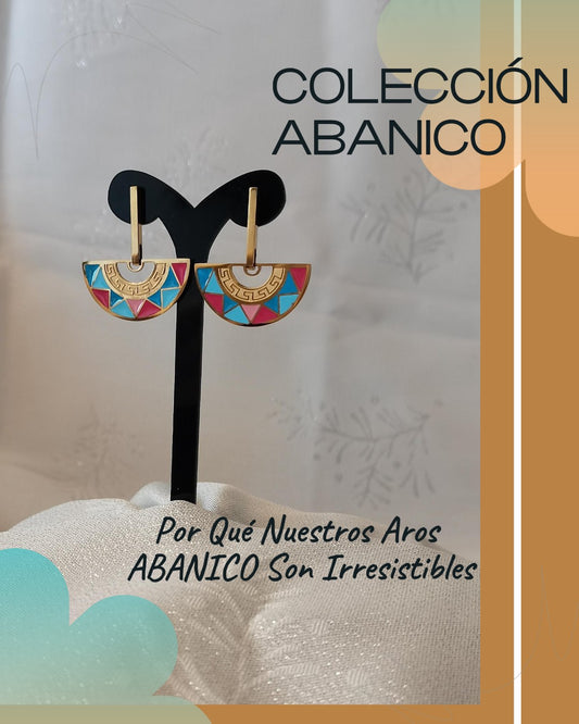 Abanico de Acero: Aros que Danzan con tu Elegancia