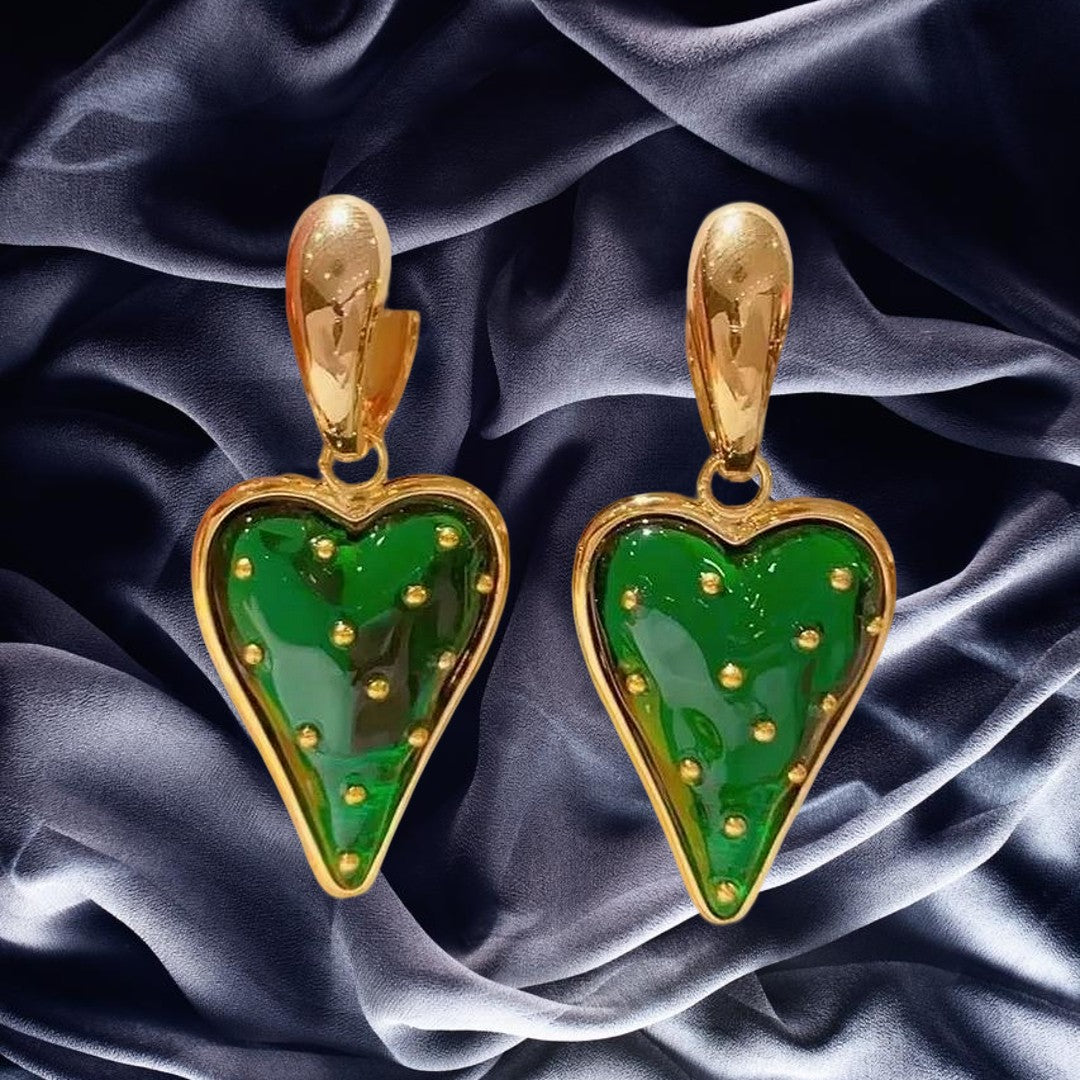 Pendientes Retro Barrocos Amor Fresa - Moda 2024