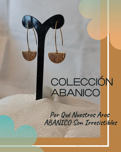 Abanico de Acero: Aros que Danzan con tu Elegancia