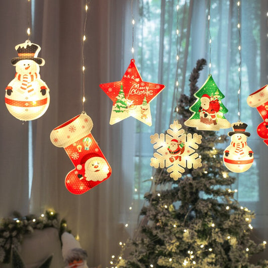 Luces navideñas para cortina / LED